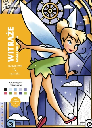 Witraże. Magia kolorów. Kolorowanka antystresowa. Disney. Zagadkowe rysunki - Wlliam Bal