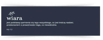 Zakładka duża - Wiara jest - Szaron