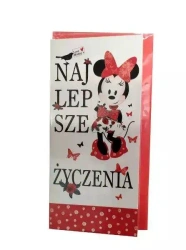 Karnet szafirowy Myszka MINNIE p5 VERTE cena za 1 sztukę