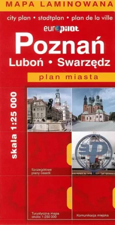 Plan Miasta EuroPilot. Poznań laminat - praca zbiorowa
