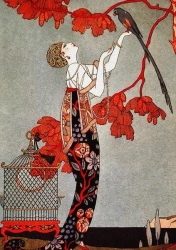 Karnet B6 z kopertą Czerwone drzewo - Madame Treacle