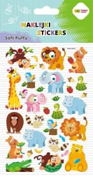 Naklejki 3D Soft Puffy Safari 110x205 HAPPY COLOR - GDD