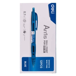 Pióro kulkowe 0,7mm Arris niebieskie (12szt) - DELI