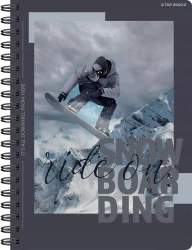 Kołozeszyt A4/80k kratka Poster Top Fol A 5