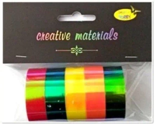 Taśmy papierowe opalizujące 15mm 5szt - Galeria Hobby