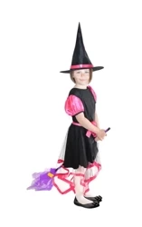 Strój dziecięcy Kolorowa czarownica S Halloween - Arpex dekoracje