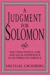 A Judgment for Solomon - Michael Grossberg