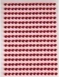 Dżety samoprzylepne czerwone 6mm 140szt - Brewis