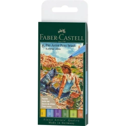 Pisaki Pitt Artist Pen Summer B 6szt - Faber Castell