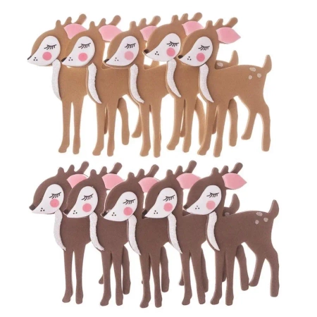 Naklejki 3D z pianki bambi 10szt - Dalprint dpCraft