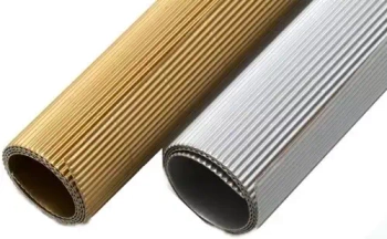 Tektura falista złota i srebrna (10 sztuk)