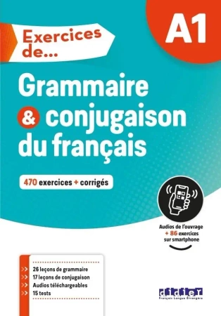 Exercices de Grammaire et conjugaison A1 + online - praca zbiorowa