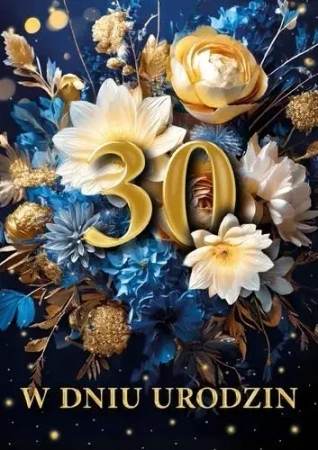 Karnet B6 3D Urodziny 30 - Armin Style