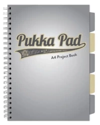 Kołozeszyt Pukka Pad A4 Project Book Design A4 szary
