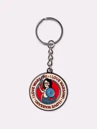 Brelok I love Warsaw Syrenka