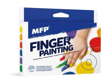 Farby do malowania palcami 30ml 6 kolorów - MFP