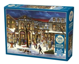 Puzzle 500 Święta tuż tuż 113033 - Cobble Hill