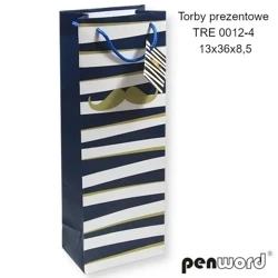 Torebka prezentowa 13x36x8.5cm MIX - Penword
