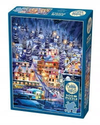 Cobble Hill Puzzle 500 el. Miasteczko narciarskie