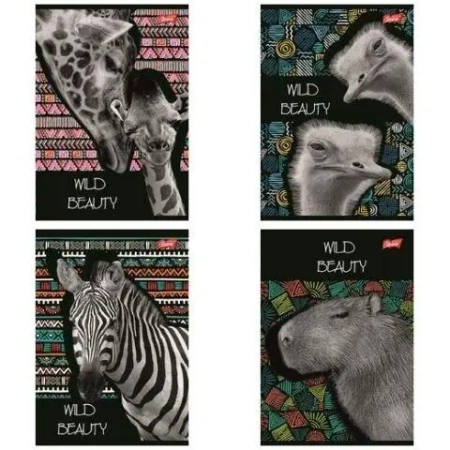 Zeszyt A5/60K kratka Wild Beauty (10szt) - UNIPAP