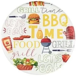 Talerze papierowe Grill Time 8szt - Arpex