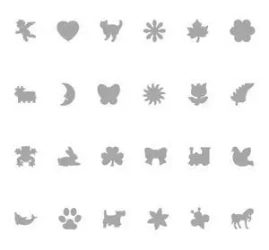 Dziurkacz ozdobny (24szt) - Dalprint dpCraft