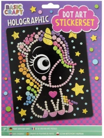 Mozaikowy obrazek holograficzny Jednorożec - Grafix