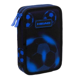 Piórnik podwójny bez wyp Head Neo Blue Football - ASTRA papiernicze