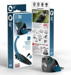 Ptak Kędziornik Eugy. Eko Układanka 3D - Eugy