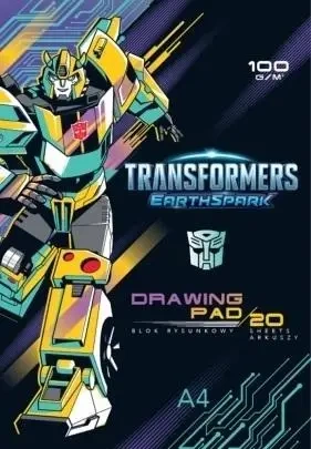 Blok rysunkowy A4/20K Transformers (10szt) ASTRA - ASTRA papiernicze