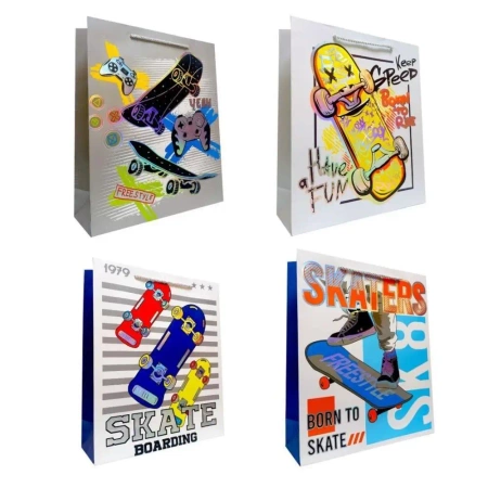 Torebka prezentowa dziecięca S Skate mix - Ju-Piter