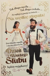 Kartka Ślub, rocznice 14 x 21 cm