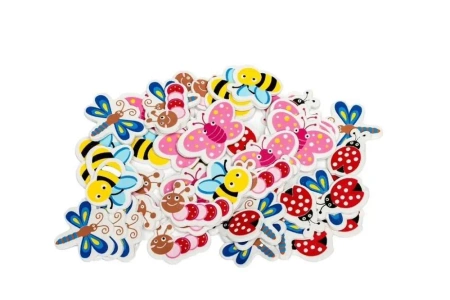 Naklejki z pianki owady 50szt - Brewis