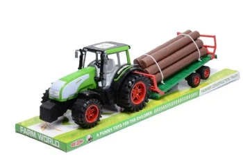 Traktor gigant z przyczepa i drewnem - TOYS Paweł Wojda