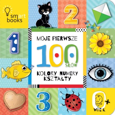 Moje pierwsze 100 SŁÓW. Kolory, numery, kształty - praca zbiorowa