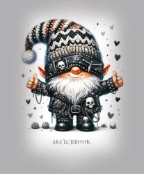 Szkicownik 148x105 24 stron 100g/m2 TW Gnom szary - Fresh