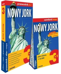 Nowy Jork 3w1: przewodnik + atlas + mapa w.2025 - Katarzyna Byrtek