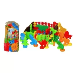 Klocki konstrukcyjne Farma - praca zbiorowa