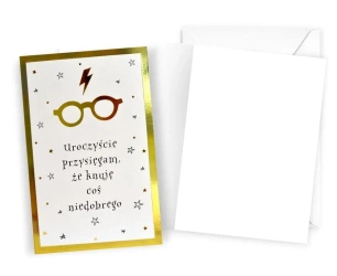 Karnet urodziny Harry Potter - Kukartka
