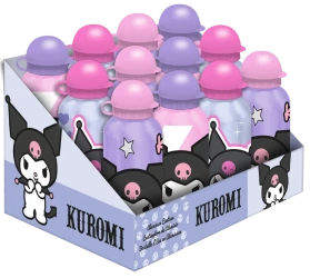 Bidon 500ml aluminium Kuromi 1szt. mix wzorów KU00007 - Kids Euroswan