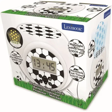 Budzik z projektorem i timerem Piłka nożna Lexibook RL977FO