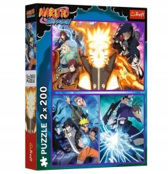 PUZZLE 2x200 Ninja z Wioski Ukrytego Liścia 13333 - Trefl PAP
