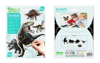 Naklejki do wydrapywania - Dinozaury - Avenir