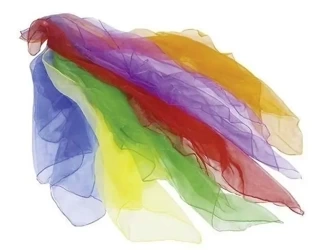 Chustki nylonowe do żonglowania 6 kolorów - Goki