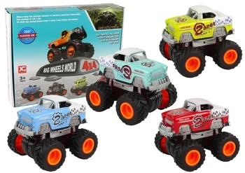 Auto 4x4 na dużych kołach mix - Leantoys