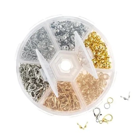 Zestaw półfabrykatów do biżuterii 500szt - Dalprint dpCraft