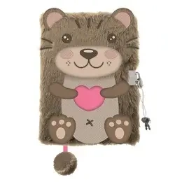 Pamiętnik A5/96K z kłódką 3D Otter - ST-MAJEWSKI