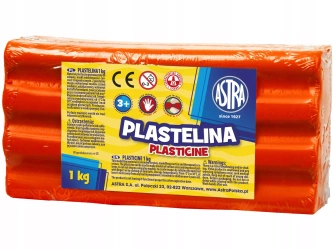 Plastelina 1 kg, czerwona