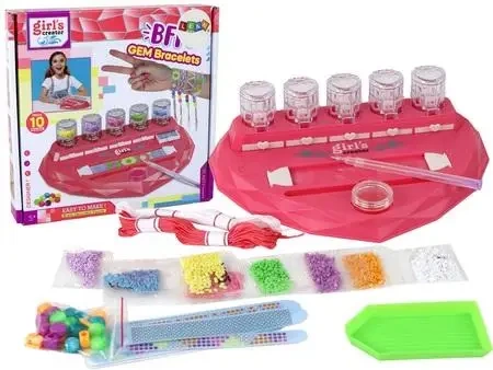 Zestaw do robienia bransoletek - Leantoys