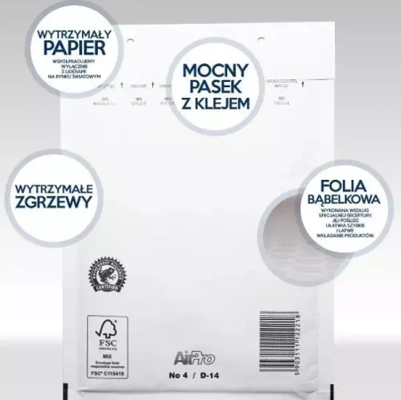 Koperty Airpro 19/I białe (10szt) - Bong